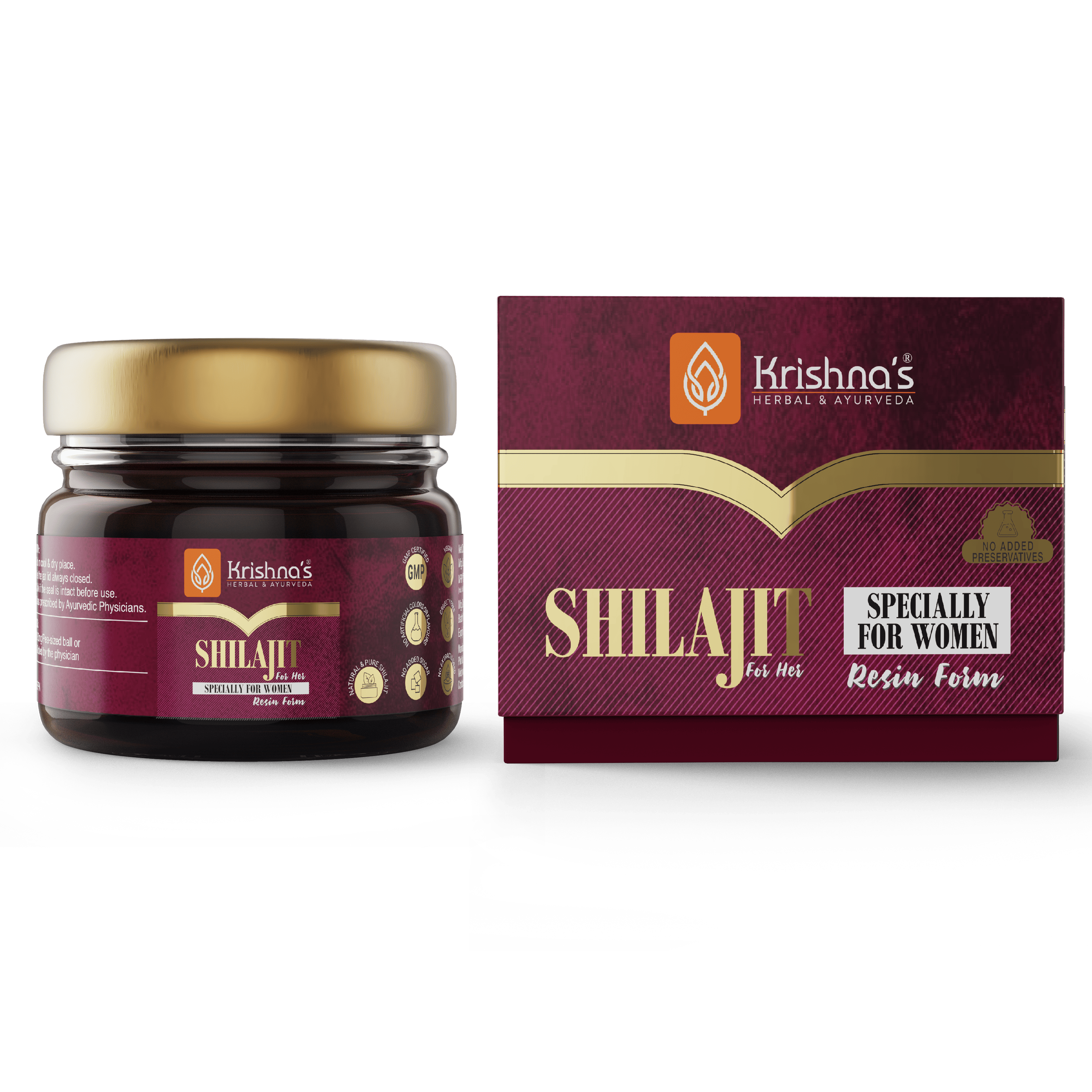 Krishna'S Herbal & Ayurveda Himalayan SJ Resin Women