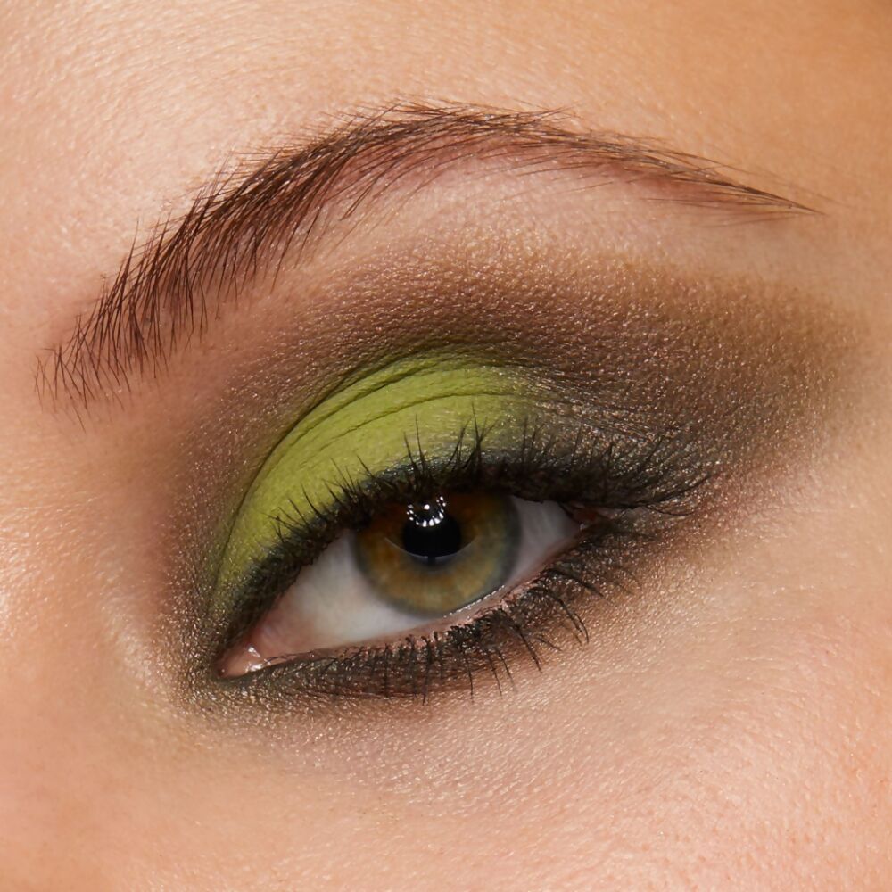 Huda Beauty Glowish Micro Mini Natural Eyeshadow Palette - Moss - Distacart
