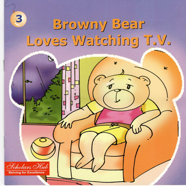 Browny Bear Loves Watching T.V.3. - Dista