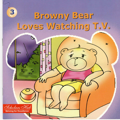 Browny Bear Loves Watching T.V.3. - Dista
