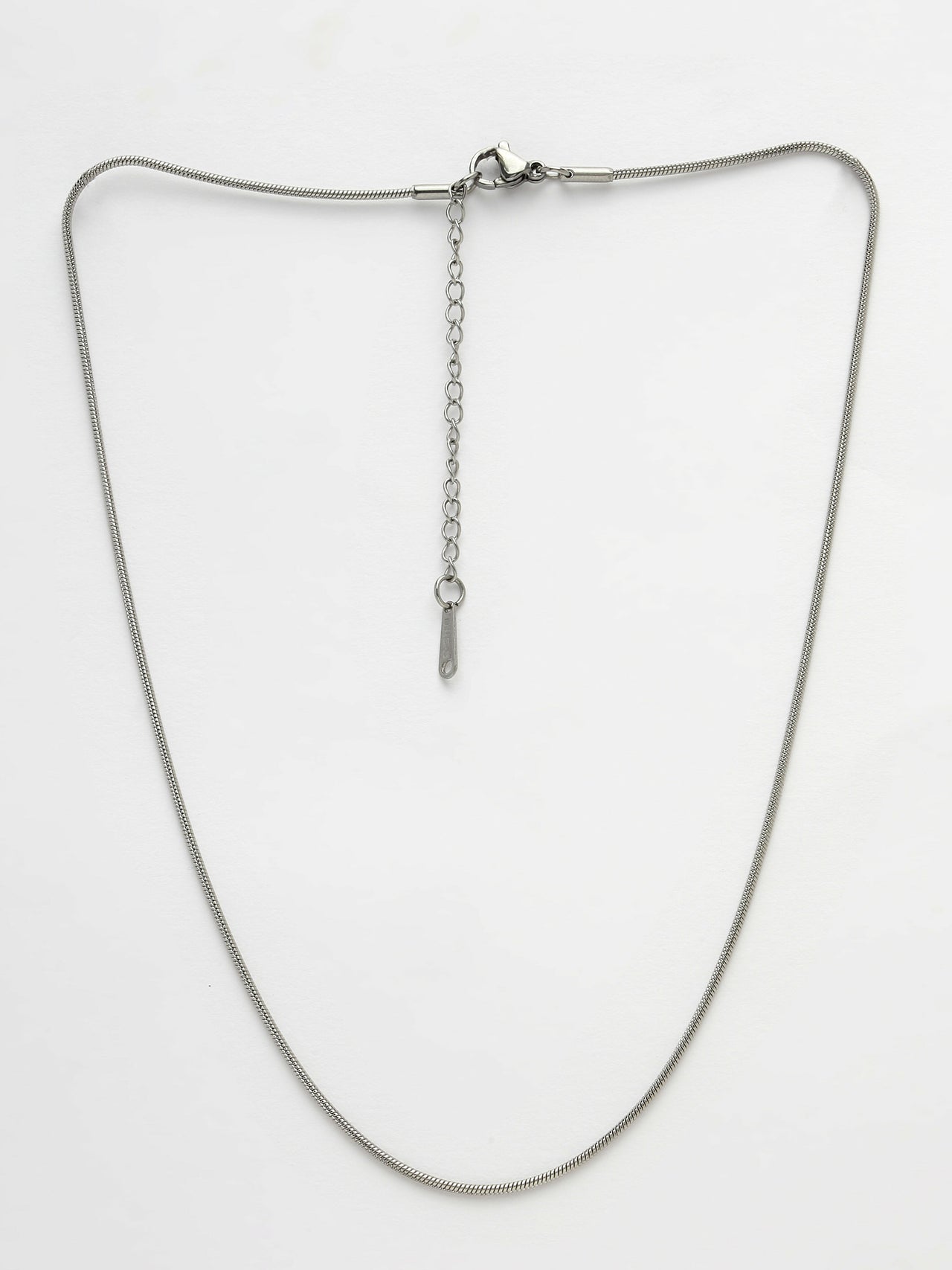 NVR Women's Silver-Toned German Silver Oxidised Chain - Distacart