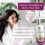 Thumbnail for Him Ayurveda Onion Black Seed Hair Cleanser Sulphate & Paraben-Free Shampoo