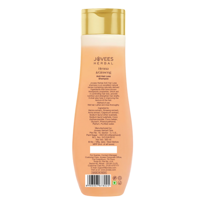 Jovees Henna & Ginseng Anti Hair Loss Shampoo - Distacart