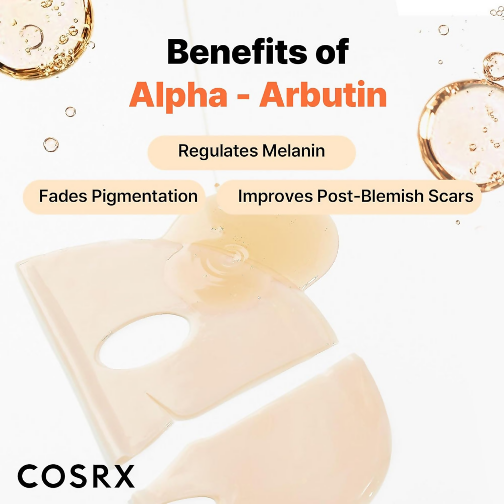 Cosrx The Alpha-Arbutin Discoloration Care Hydrogel Mask - Distacart