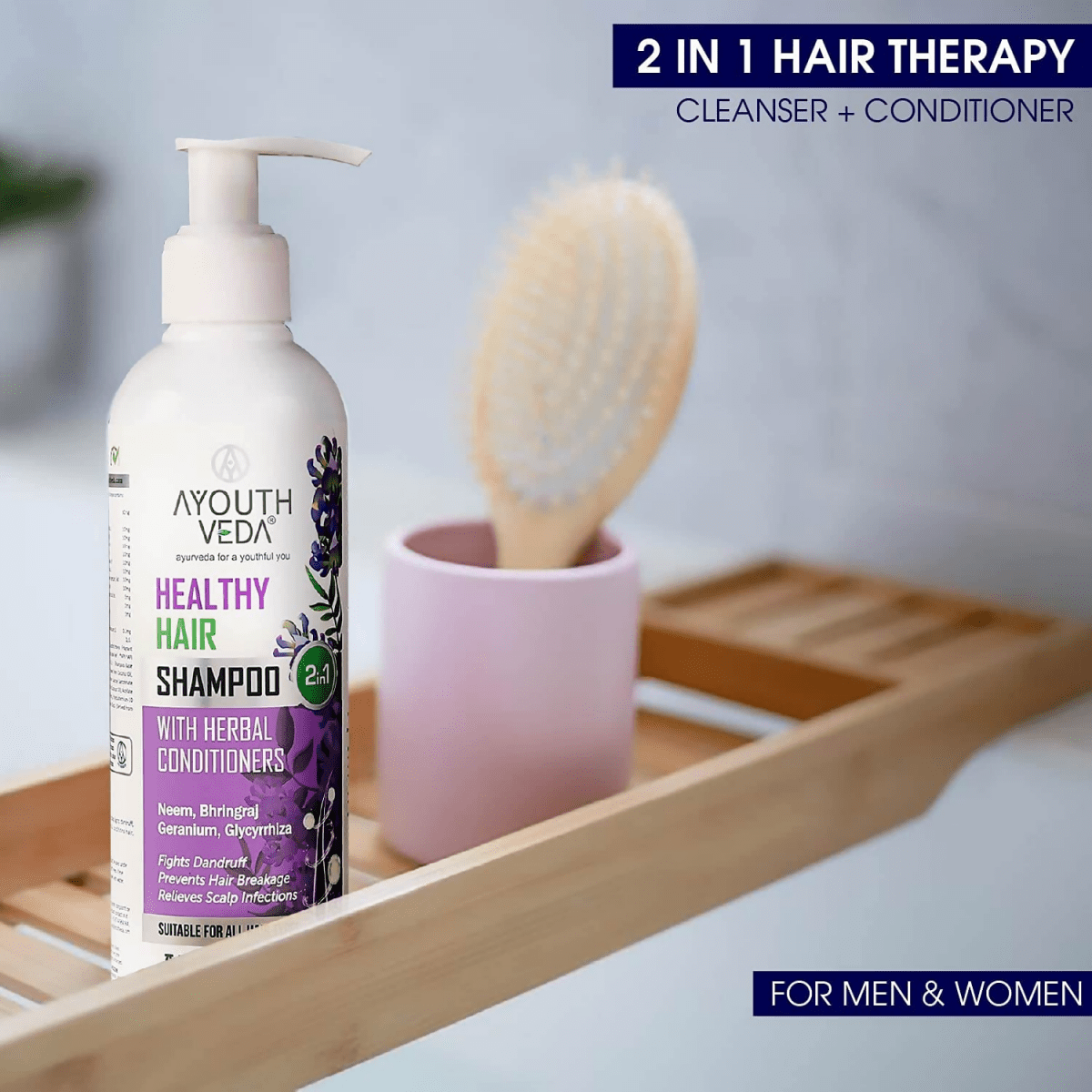 Ayouthveda Healthy Hair Shampoo - Distacart