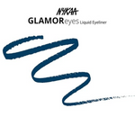 Thumbnail for Nykaa Glamoreyes Waterproof & Smudgeproof Coloured Natural Liquid Eyeliner - Blue - Dista