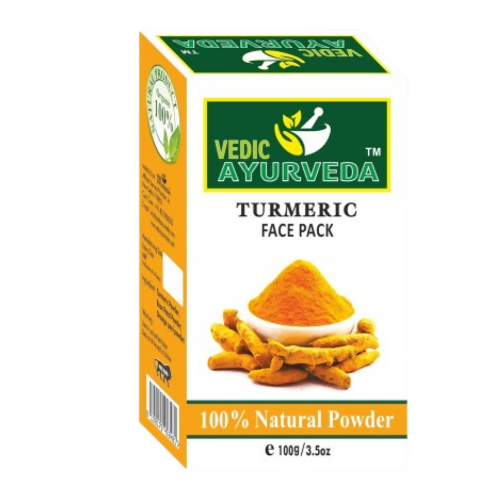 VedicAyurveda Turmeric Face Pack Powder - Dista