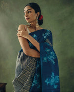 Thumbnail for Preksha Creation Banarasi Soft Silk Women Blue Saree - Distacart