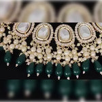 Thumbnail for Jewel City exquisite handcrafted Kundan choker necklace set
