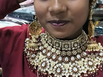 Thumbnail for Jewel City Royal Kundan Bridal Choker Necklace Set with Maang Tikka and Earrings
