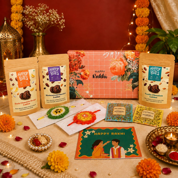 Happy Bites Rakhi Gift Hamper – Bandhan Pyaar Ka - Dista