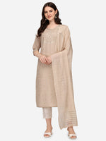 Thumbnail for Embroidered Kurta With Pant & Dupatta Set, Multicolor - Hiral Fashion - Distacart