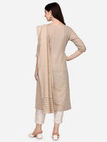 Thumbnail for Embroidered Kurta With Pant & Dupatta Set, Multicolor - Hiral Fashion - Distacart
