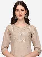 Thumbnail for Embroidered Kurta With Pant & Dupatta Set, Multicolor - Hiral Fashion - Distacart
