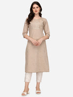 Thumbnail for Embroidered Kurta With Pant & Dupatta Set, Multicolor - Hiral Fashion - Distacart