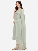 Thumbnail for Embroidered Kurta With Pant & Dupatta Set, Multicolor - Hiral Fashion - Distacart