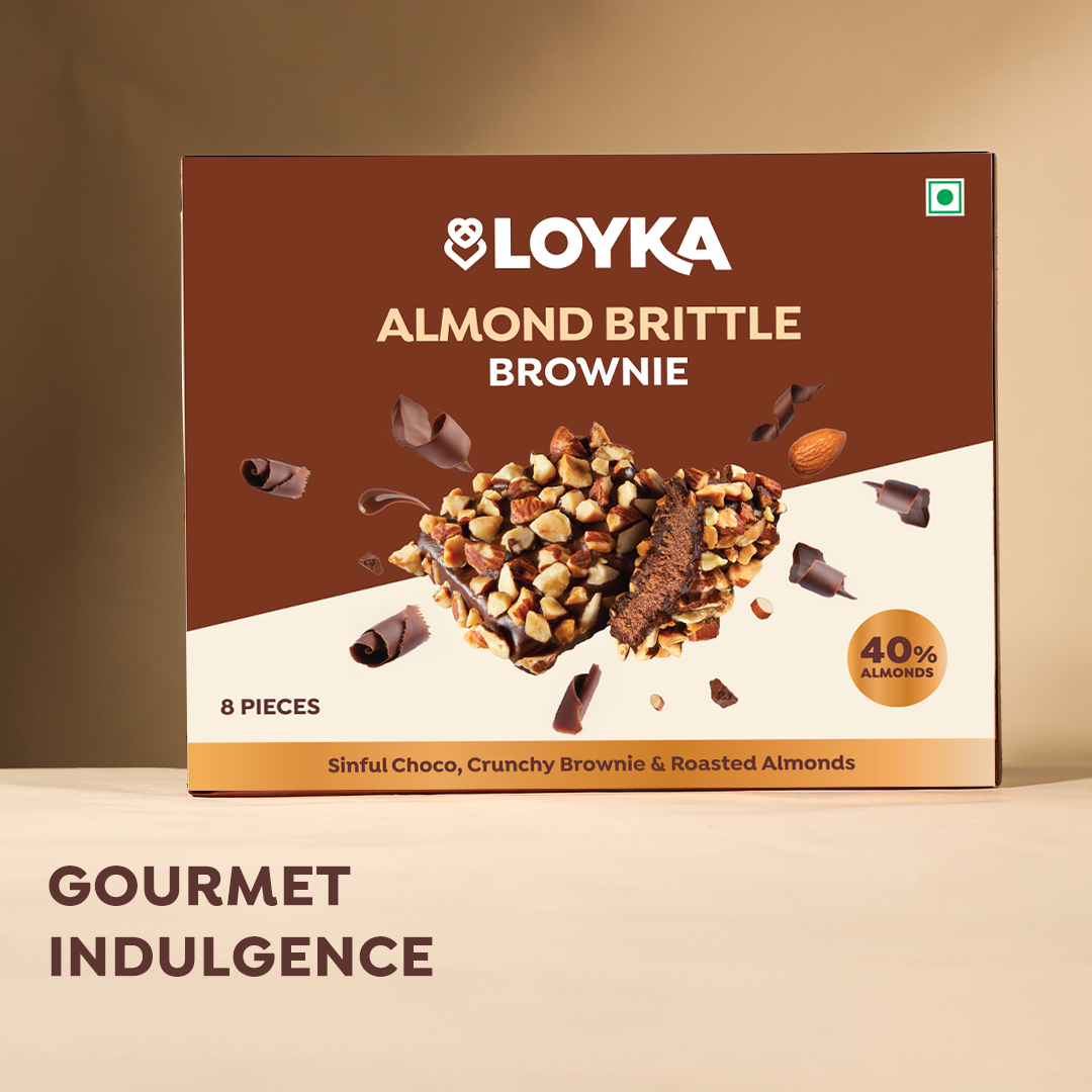 Loyka Almond Brittle Brownie 8pcs