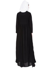 Thumbnail for Bashariya Simple Abaya With Gather On Waistline