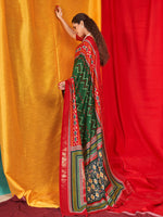 Thumbnail for NOZ2TOZ Women's Tussar Silk Red Printed Designer Saree With Blouse Piece - Distacart