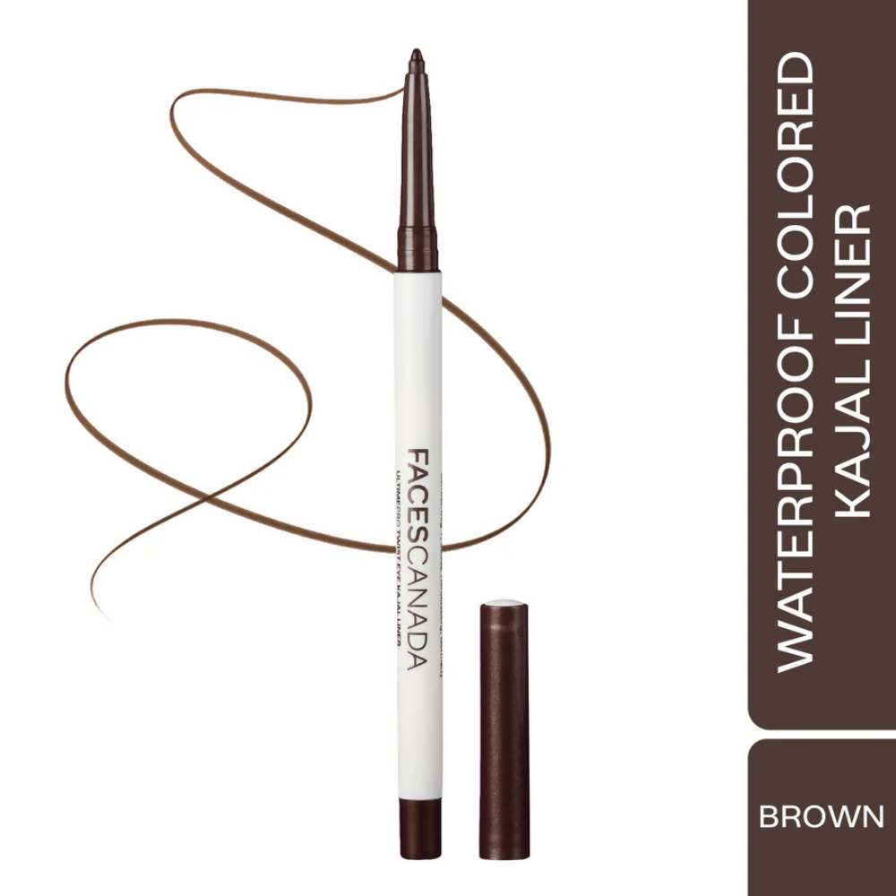 Faces Canada Ultime Pro Twist Eye Kajal Liner - Brown 02 - Distacart