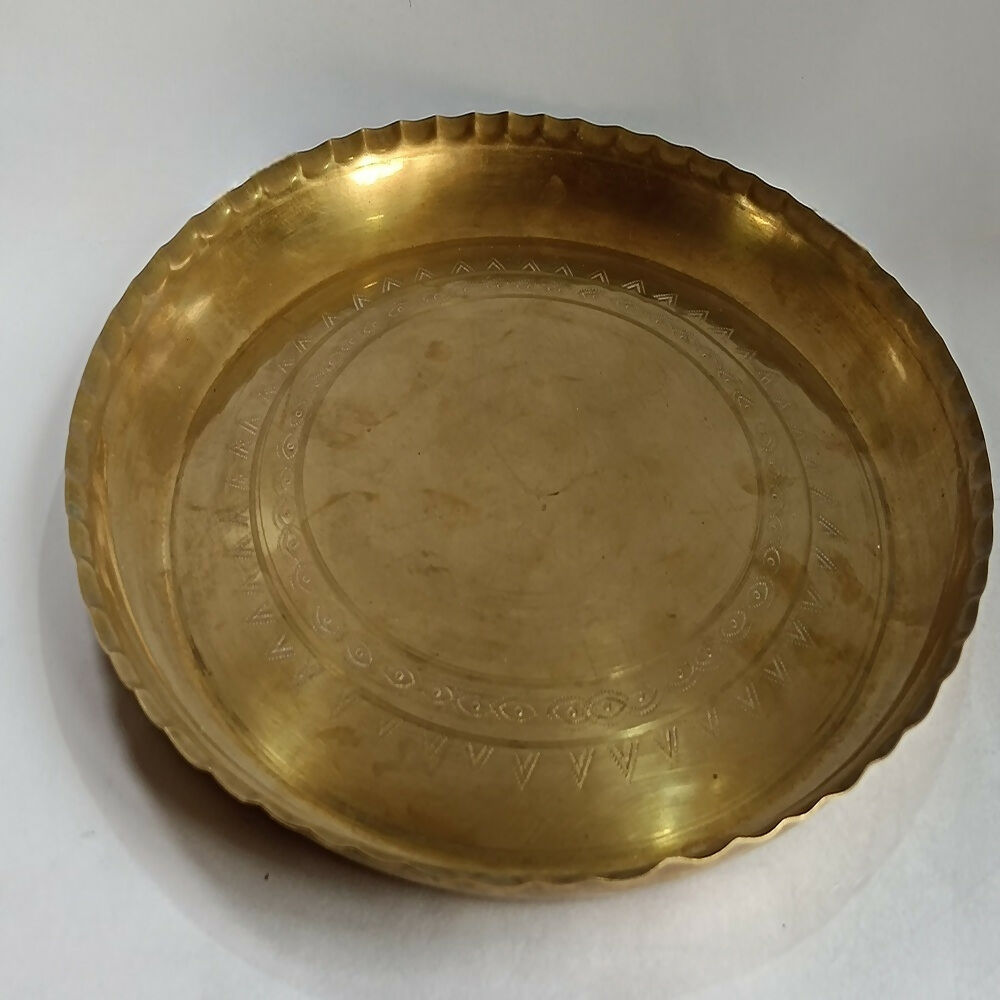 Brass Rekabi/Thali - Distacart