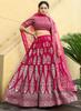 Lehenga Mart Designer Wedding Lehenga Choli For Women - Cherry Red - Distacart
