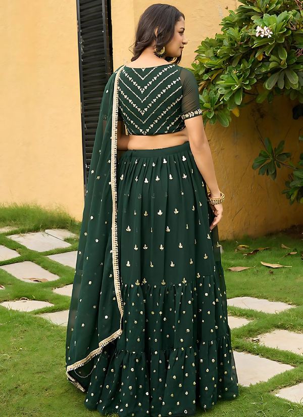 Lehenga Mart Designer Wedding Lehenga Choli For Women - Green - Distacart