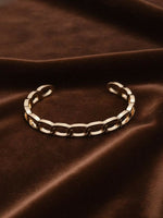 Thumbnail for NVR Men's Rose Gold Plated Cuff Bracelet - Distacart