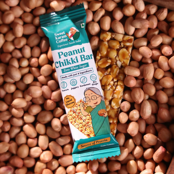 Sweet Karam Coffee Peanut Chikki Bar (Zero White Sugar) - Distacart