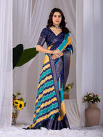 Thumbnail for Aastha Fashion Multi Soft Lichi Silk Printed Saree - Distacart