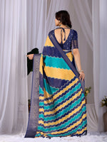 Thumbnail for Aastha Fashion Multi Soft Lichi Silk Printed Saree - Distacart
