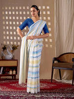 Thumbnail for Aastha Fashion White Monsoon Printed Saree - Distacart