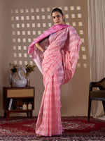 Thumbnail for Aastha Fashion Pink Monsoon Printed Saree - Distacart