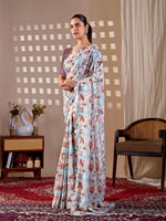 Thumbnail for Aastha Fashion Multi Monsoon Printed Saree - Distacart