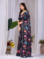 Thumbnail for Aastha Fashion Multi Monsoon Printed Saree - Distacart