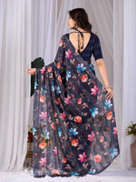 Thumbnail for Aastha Fashion Multi Monsoon Printed Saree - Distacart