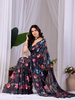 Thumbnail for Aastha Fashion Multi Monsoon Printed Saree - Distacart