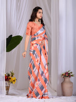 Thumbnail for Aastha Fashion Multi Soft Satin Georgette Printed Saree - Distacart