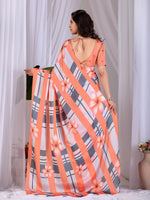Thumbnail for Aastha Fashion Multi Soft Satin Georgette Printed Saree - Distacart