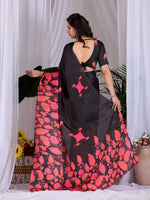 Thumbnail for Aastha Fashion Multi Soft Satin Georgette Printed Saree - Distacart