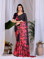 Thumbnail for Aastha Fashion Multi Soft Satin Georgette Printed Saree - Distacart