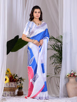 Thumbnail for Aastha Fashion Multi Soft Satin Georgette Printed Saree - Distacart