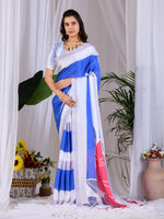 Thumbnail for Aastha Fashion Multi Soft Satin Georgette Printed Saree - Distacart