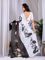 Thumbnail for Aastha Fashion Multi Soft Satin Georgette Printed Saree - Distacart