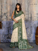 Aastha Fashion Green Munga Cotton Printed Saree - Distacart