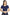 Aastha Fashion Navy Blue Art Silk V Neck Frill neck Work Readymade Blouse