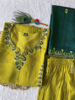 Thumbnail for Aastha Fashion Parrot Roman Silk Hand Work Festival Wear Suit - Distacart