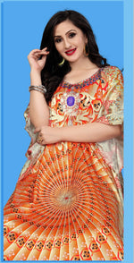 Thumbnail for Aastha Fashion Multi Smooth Satin Glamorous Festival Wear Kaftan