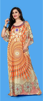 Thumbnail for Aastha Fashion Multi Smooth Satin Glamorous Festival Wear Kaftan