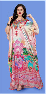 Thumbnail for Aastha Fashion Multi Smooth Satin Glamorous Festival Wear Kaftan